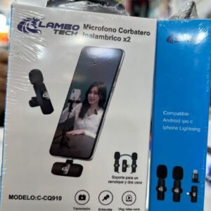 Micrófono doble corbatero