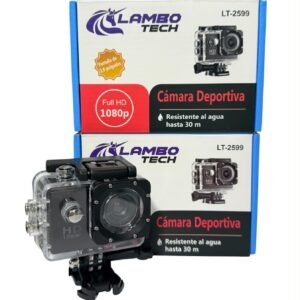 Cámara Deportiva lambo , RESISTENTE AL AGUA (hasta 30mts)